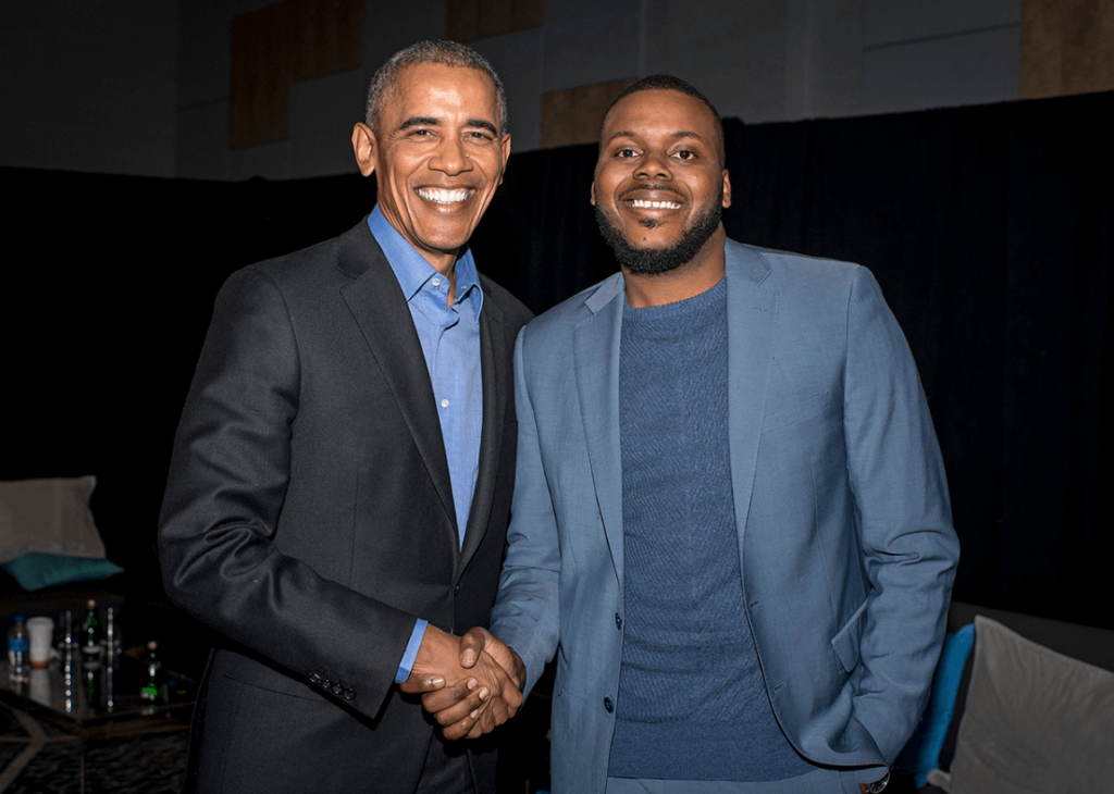 Barack Obama and Michael Tubbs